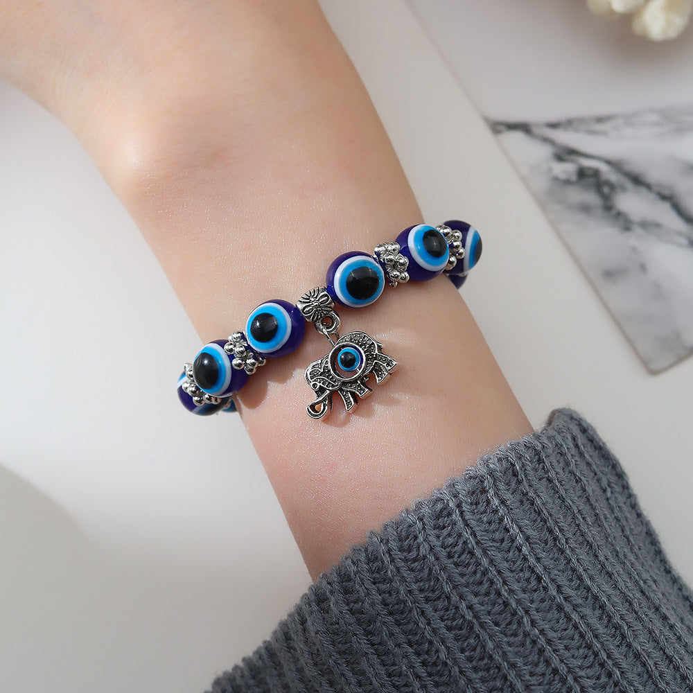 Wholesale Devil Eyes Blue Eyes Vintage Turquoise Bracelet